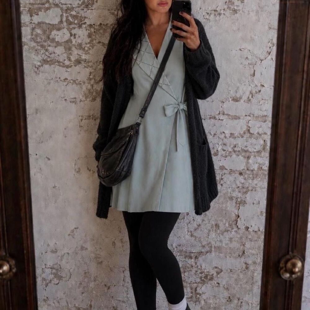 Unbranded Women's Green and Blue Dress